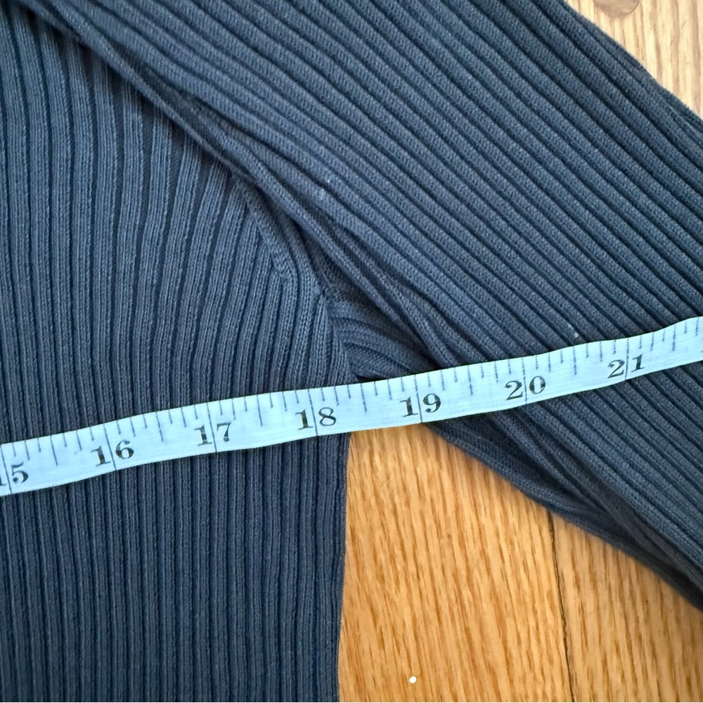 Eileen Fisher Cardigan Charcoal Tencel Cardigan Medium - Picture 6 of 7